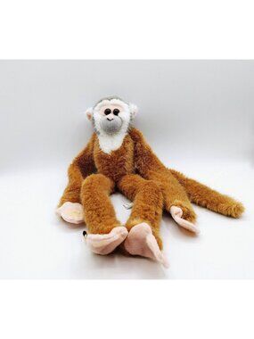 Wild Republic Squirrel Monkey Antuco 16” Hanging Plush Stuffed Animal